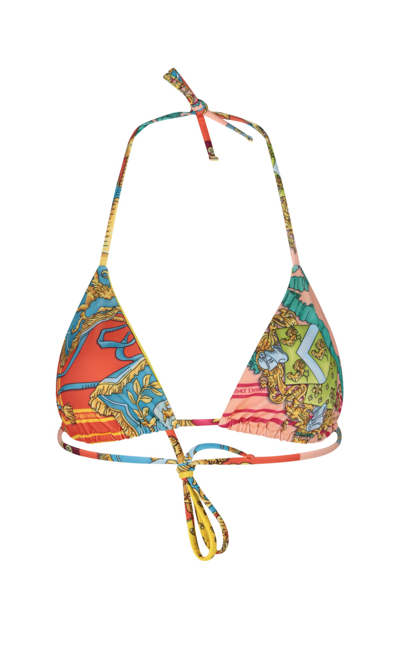 Shop Versace Swimwear In Multicolor