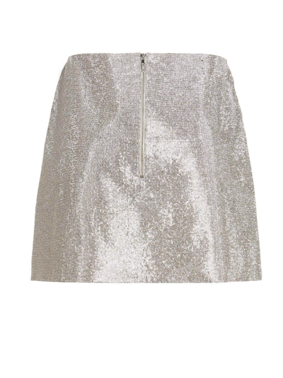 Shop Nué Camille Skirt In Silver