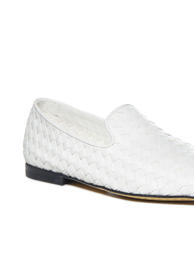 Shop Officine Creative Loafers In Bianco