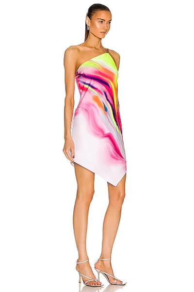 Shop Et Ochs Kyla Mini Dress In Graphic Tie Dye