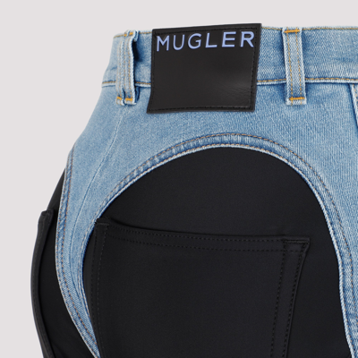 Shop Mugler Jeans In Blue