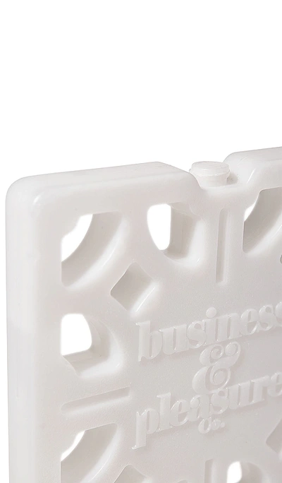 Business & Pleasure Ice Breezeblock In White