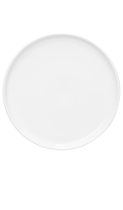 Public Goods Ceramic Dinner Plate Set Of 4 In White
