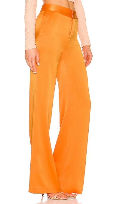 Shop Alice And Olivia Deanna High Waist Pant In Orange