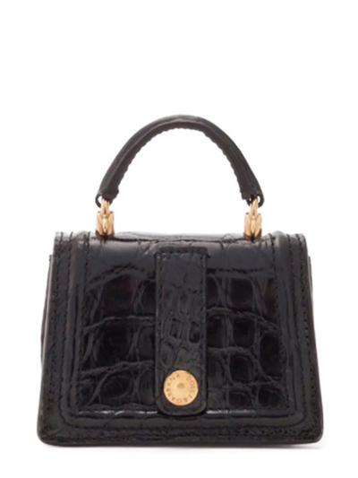 Shop Dolce & Gabbana Micro Devotion Top-handle Bag In Black