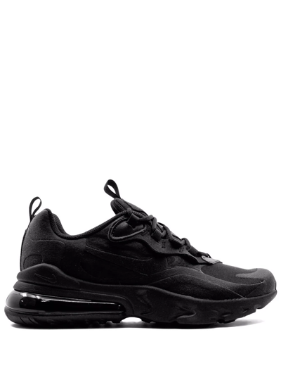 Shop Nike Air Max 270 React "triple Black" Sneakers