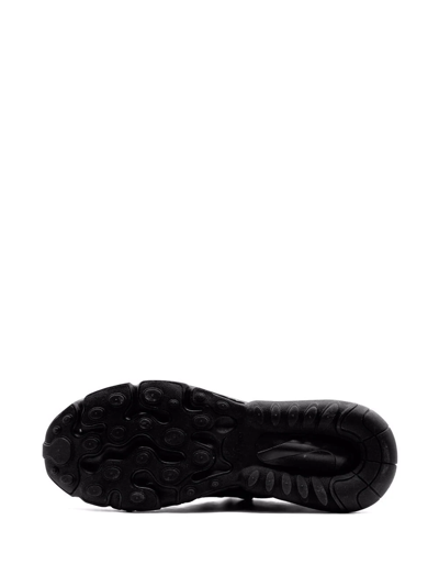 Shop Nike Air Max 270 React "triple Black" Sneakers