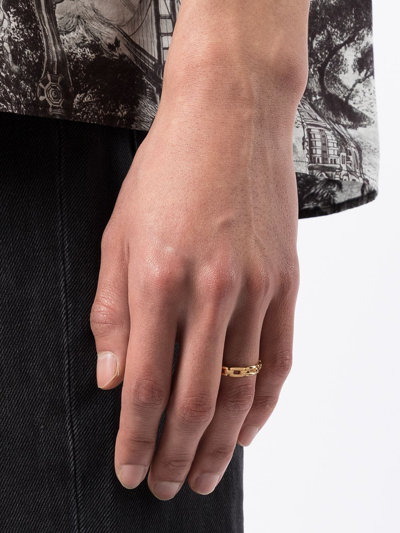 Shop Dolce & Gabbana Chain-link Ring In Gold