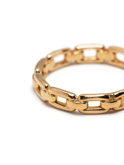 Shop Dolce & Gabbana Chain-link Ring In Gold