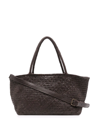 Shop Officine Creative Susan Woven Tote Bag In Brown
