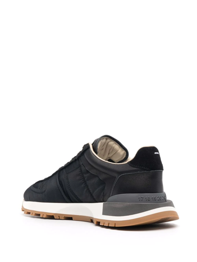 Shop Maison Margiela 50-50 Low-top Sneakers In Black