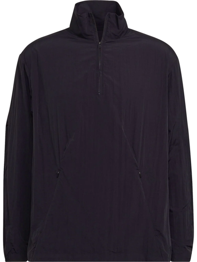 Y-3 Half-zip Windbreaker Jacket In Black