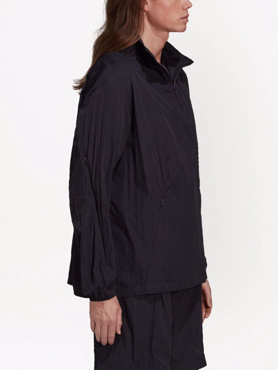 Y-3 Half-zip Windbreaker Jacket In Black