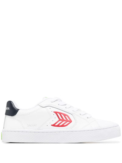 Cariuma Salvas Low-top Sneakers In White/red