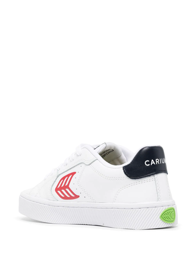 Cariuma Salvas Low-top Sneakers In White/red