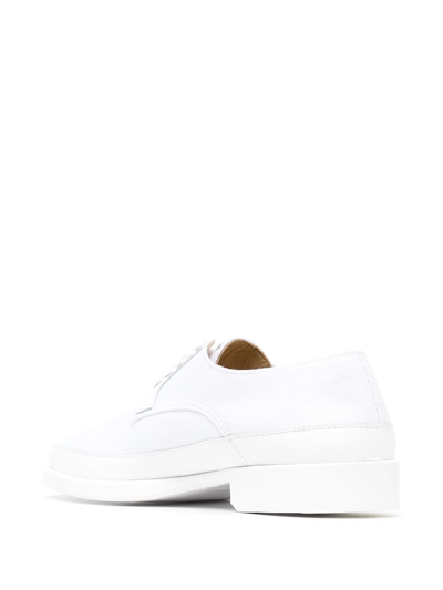 Lemaire Lace Up Brogues In White