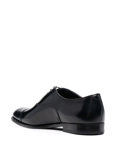 Shop Doucal's Lace Up Oxford Shoes In Schwarz