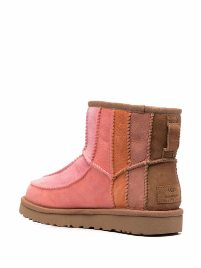 Shop Ugg X Tschabalala Self Suede Ankle Boots In Rosa