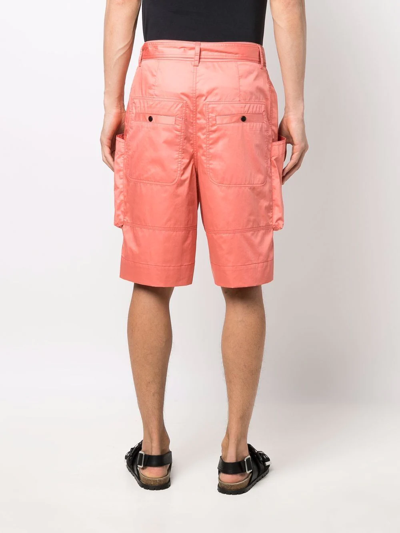 Isabel Marant Panelled Cargo Shorts In Rosa