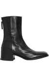 GIVENCHY 40Mm Studs Leather Cropped Boots, Black