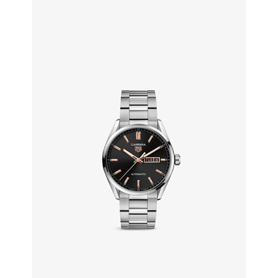 Shop Tag Heuer Women's Black Wbn2013.ba0640 Carrera Stainless-steel Automatic Watch