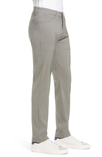 Shop Liverpool Los Angeles Modern Straight Leg Tech Pants In Grey