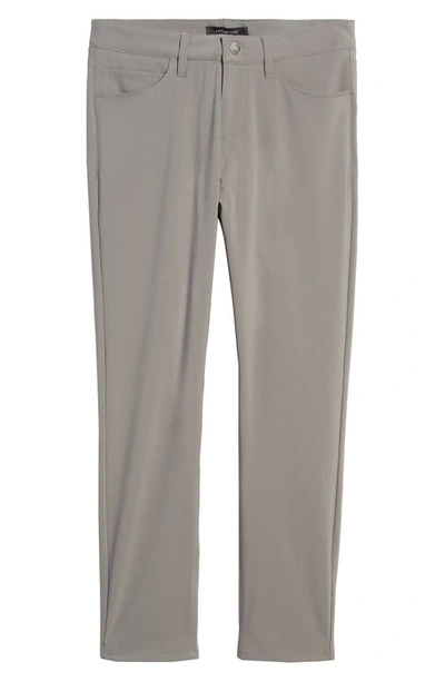 Shop Liverpool Los Angeles Modern Straight Leg Tech Pants In Grey