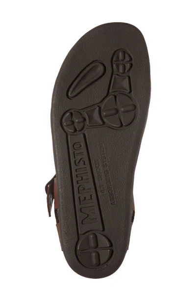 Mephisto 'sam' Sandal In Tan Leather