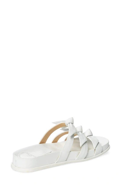 Shop Alexandre Birman Lolita Bow Slide Sandal In White