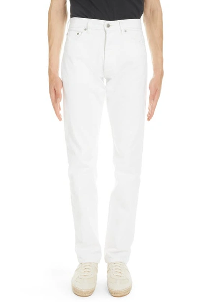 Shop Maison Margiela Slim Fit Jeans In Vintage White