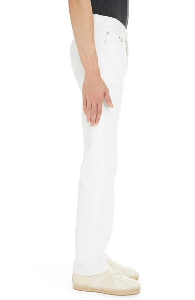 Shop Maison Margiela Slim Fit Jeans In Vintage White