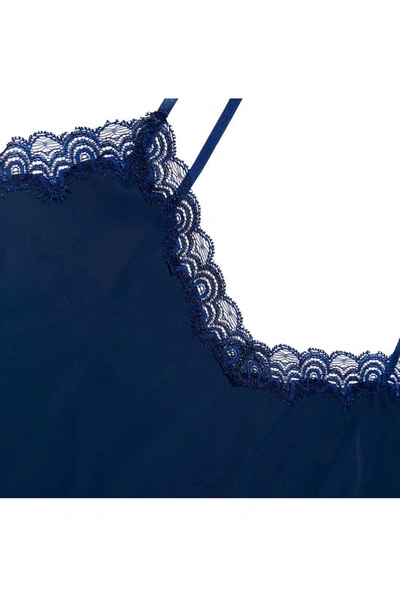 Uwila Warrior Happy Seams Lace Trim Camisole In Dress Blue