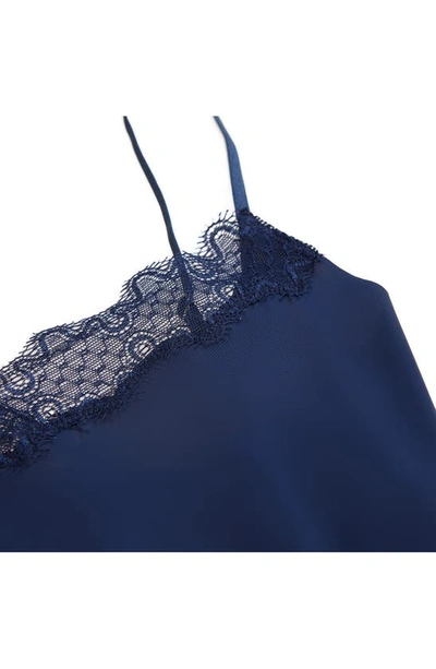 Uwila Warrior Happy Seams Lace Trim Camisole In Dress Blue