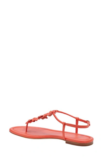 Kate Spade Primrose Leather Thong-toe Sandals In Magma