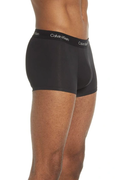 Shop Calvin Klein Ultra-soft Modern Stretch Modal Trunks In Ub1 Black