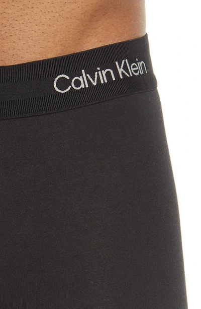 Shop Calvin Klein Ultra-soft Modern Stretch Modal Trunks In Ub1 Black