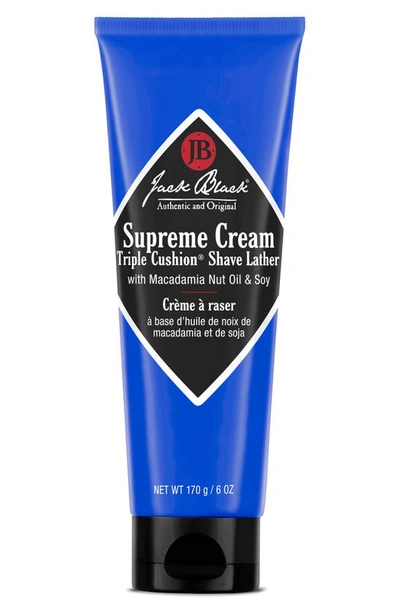 Shop Jack Black Supreme Cream Triple Cushion® Shave Lather, 6 oz