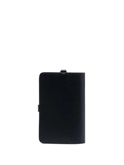 Shop Nina Ricci Logo Embossed Leather Wallet In Black