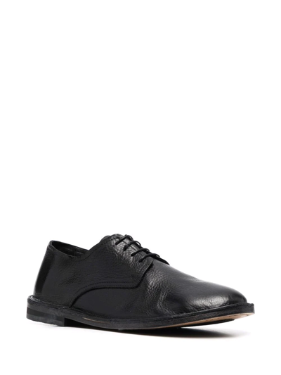 Shop Moma Lace-up Derby Shoes In Black