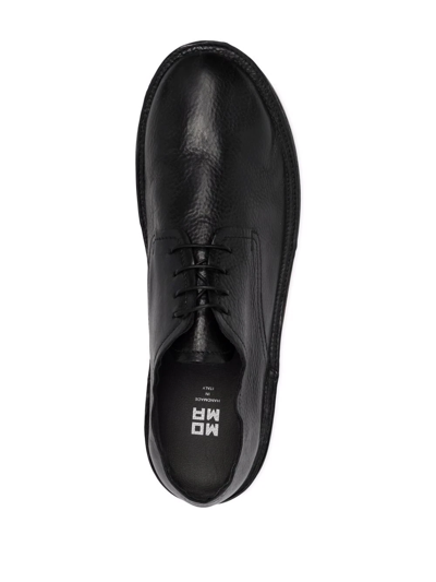 Shop Moma Lace-up Derby Shoes In Black