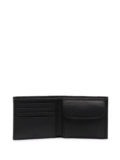 Shop Hugo Boss Bi-fold Pebble Wallet In Black