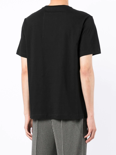 Ziggy Chen Graphic-print Cotton T-shirt In Schwarz