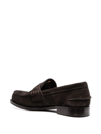 Church's Pembrey Suede Penny Loafer In Brown