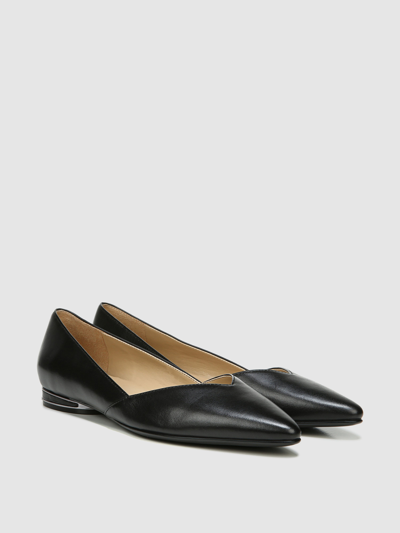 Shop Naturalizer Havana Pointed-toe Flats In Black Leather