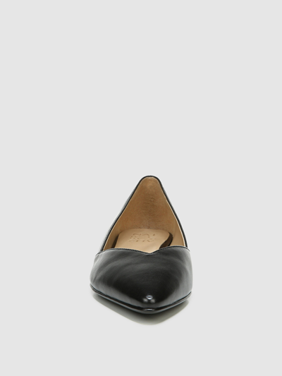 Shop Naturalizer Havana Pointed-toe Flats In Black Leather