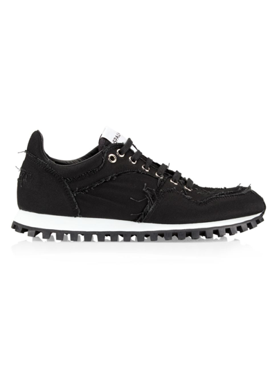 Shop Comme Des Garçons Women's  X Spalwart Marathon Sneakers In Black