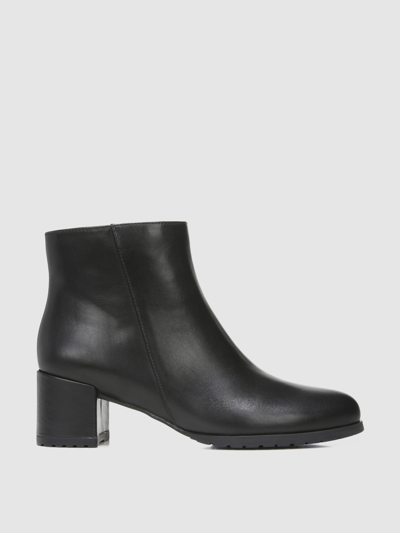 Shop Naturalizer Bay Leather Booties In Black Wp Lea