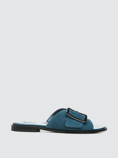 Shop Naturalizer Forrest Slide Sandals In Cosmic Teal