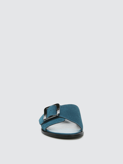 Shop Naturalizer Forrest Slide Sandals In Cosmic Teal