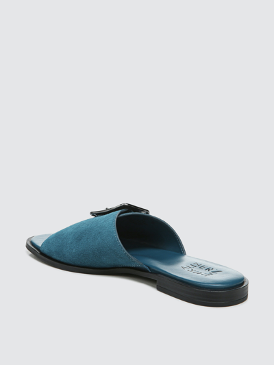Shop Naturalizer Forrest Slide Sandals In Cosmic Teal